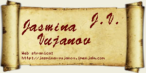 Jasmina Vujanov vizit kartica